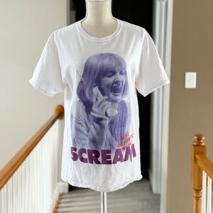 Ripple Junction Scream Movie T-Shirt Drew Barrymore Graphic Tee Unisex‎ Size M